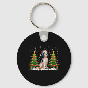 Llavero Árbol de navidad ilumina a perro guardián inglés S