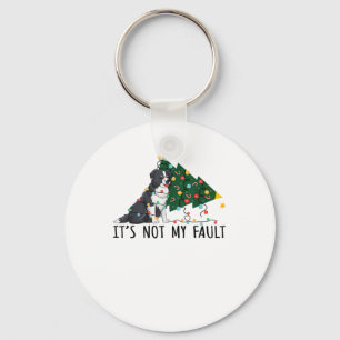 Llavero Árbol de Navidad No Es Mi Error De Collie Dog Chr