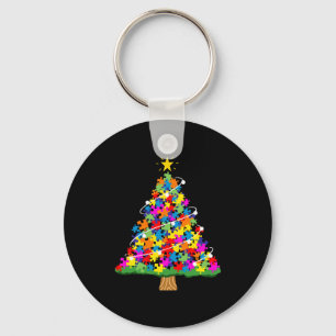 Llavero Árbol de Navidad para la Concienciación sobre el A