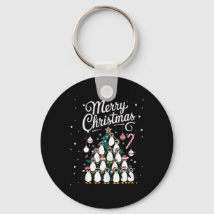 Llavero Árbol de Navidad pingüino Árbol de Navidad Merry C