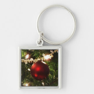 Llavero Árbol de Navidad que ferio Bonito Verde y Rojo