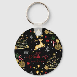 Llavero Árbol de navidad rojo