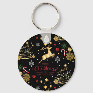 Llavero Árbol de navidad rojo