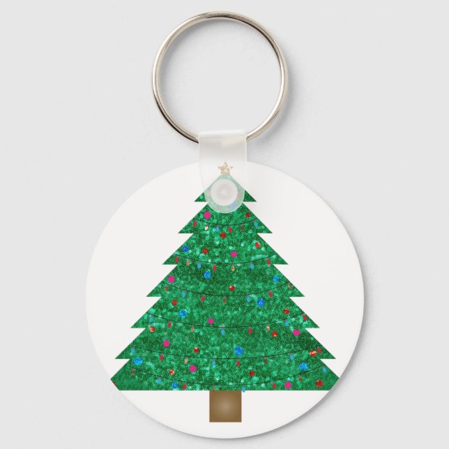 Llavero árbol de navidad secuencial (Anverso)