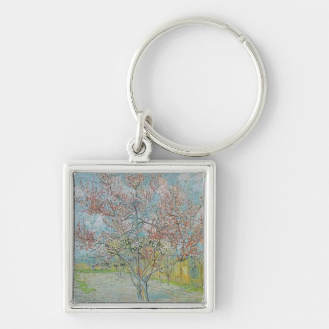 Llavero Árbol de turba de flores (Frente)