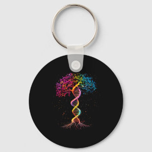 Llavero Árbol de vida de ADN genética biología espacio ext