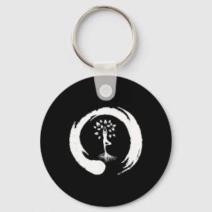 Llavero Árbol de Yoga de la Vida Meditación Yin Yang