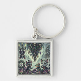 Llavero Árbol festivo boca abajo 1