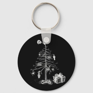 Llavero Árbol gótico de Navidad