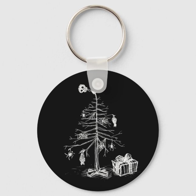 Llavero Árbol gótico de Navidad (Anverso)