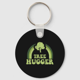 Llavero Árbol Hugger Vintage Retro Naturaleza Oído Ambient