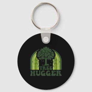 Llavero Árbol Hugger Vintage Retro Naturaleza Oído Ambient