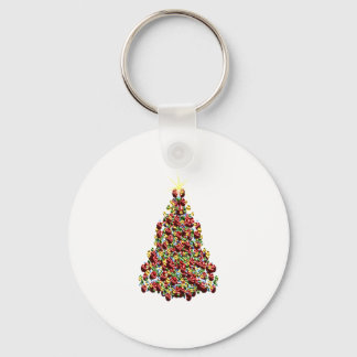 Llavero Árbol navideño adornado