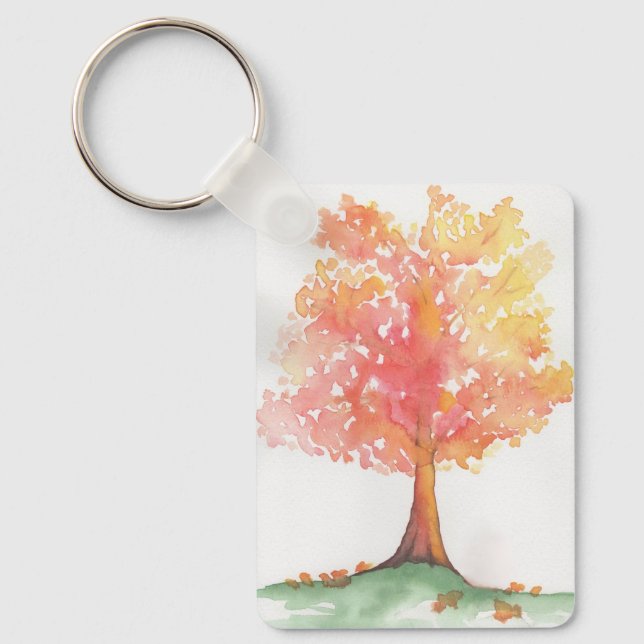 Llavero Árbol otoñal (Anverso)
