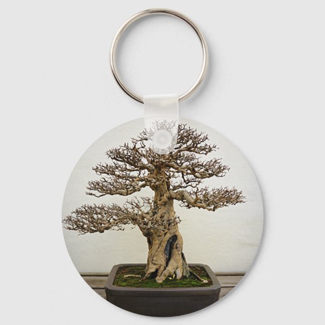 Llavero Árbol Pomegranate Bonsai (Anverso)