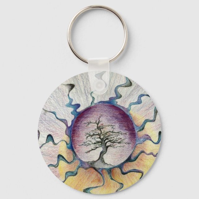 Llavero Árbol solar - Cadena de teclas (Anverso)