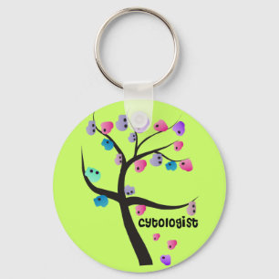 Llavero Árbol único citólogo ll con diseño de células