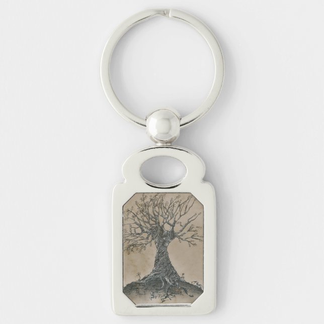 Llavero Árbol viejo del susurro (Anverso)