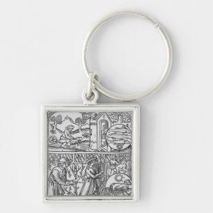 Llavero Árboles de marzo, de la pesca y de la poda, Piscis