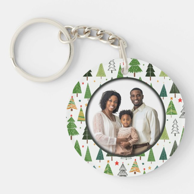 Llavero Árboles retro (Frente)