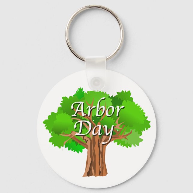 Llavero Arbor Day Tree Holiday (Anverso)