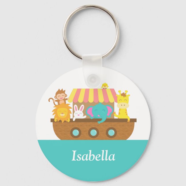 Llavero Arca de Noé, animales aburridos para los niños (Anverso)