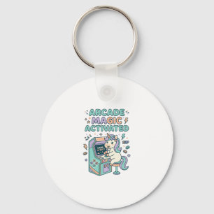 Llavero Arcade de Unicornio Magia Activada Producto de Mod