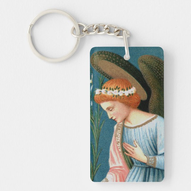 Llavero Archangel Gabriel, anuncio de Lippi (detalle) (Frente)