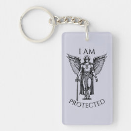 Llavero Archangel St Michael Protection Prayer Keychain