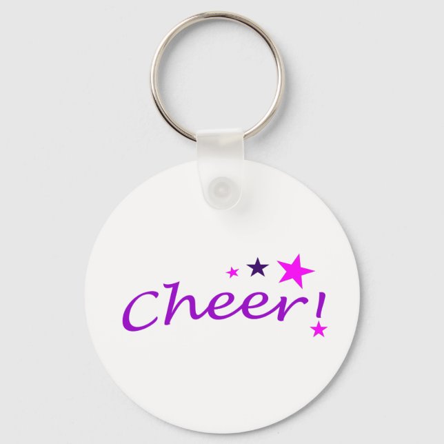 Llavero Arched Cheer con estrellas (Anverso)