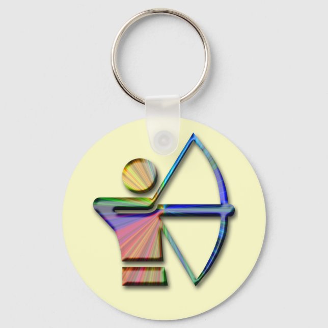 Llavero Archer con flecha y arco (Anverso)