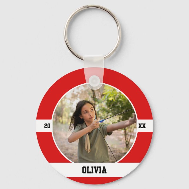 Llavero Archery Keychain Bow Arrow Sports Archer Custom (Anverso)