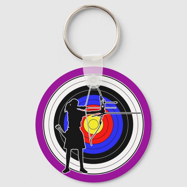 Llavero Archery & target 02 (Anverso)