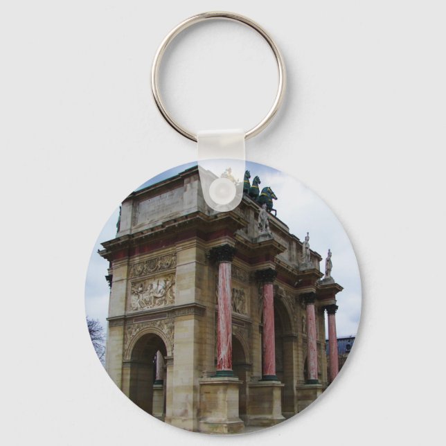 Llavero Arco de Triunfo de Carrousel. (Anverso)