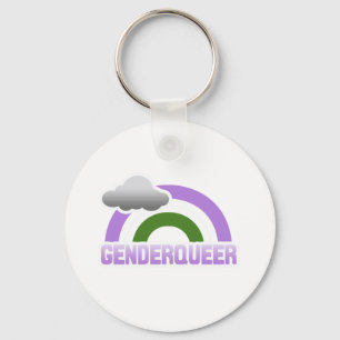 LLAVERO ARCO IRIS DE GENDERQUEER