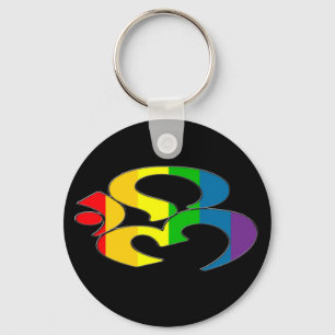 Llavero Arco iris OM
