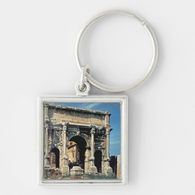 Llavero Arco triunfal de Septimius Severus, dedicado (Frente)