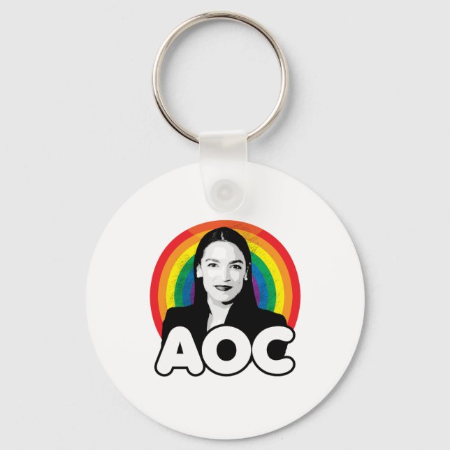 Llavero Arcoíris AOC (Anverso)