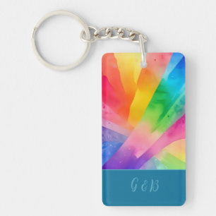 Llavero arcoíris coloridos lgbtq