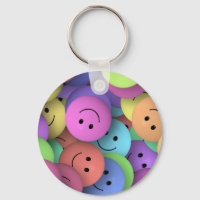 Arcoiris de colores felices caras