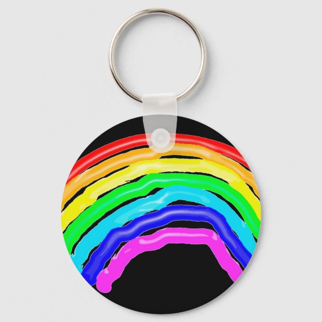 Llavero Arcoiris dibujado (Anverso)