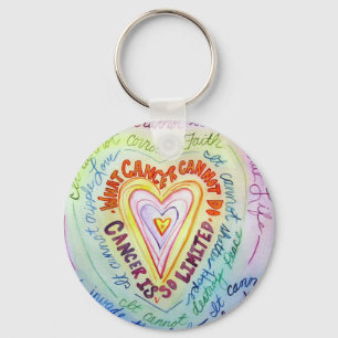 Llavero Arcoiris Lo Que El Cáncer No Puede Hacer Keychain