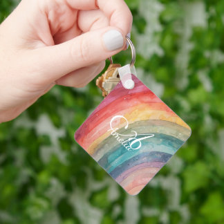 Llavero Arcoiris personalizado