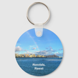 Llavero Arcoiris sobre Honolulu, Hawaii