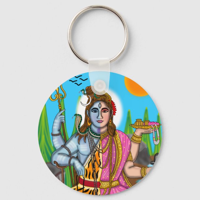 Llavero Ardhanarishvara (Anverso)