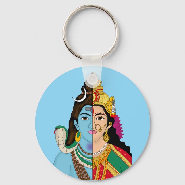 Llavero Ardhanarishwara (Anverso)