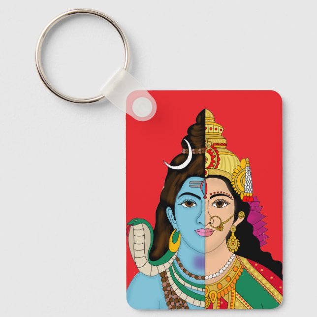 Llavero Ardhanarishwara (Anverso)