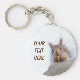 Llavero Ardilla con nogal