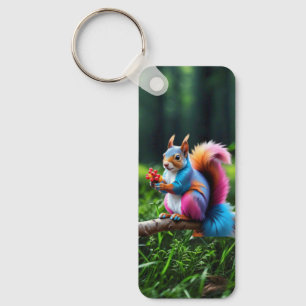 Llavero Ardilla Cuta En La Rama-19274