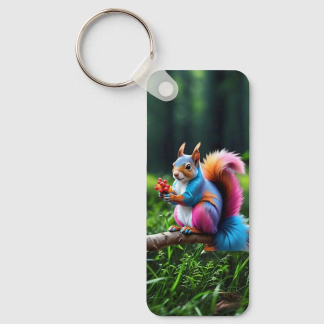 Llavero Ardilla Cuta En La Rama-19274 (Anverso)